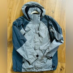 North face women’s small S gray jacket coat windbreaker
